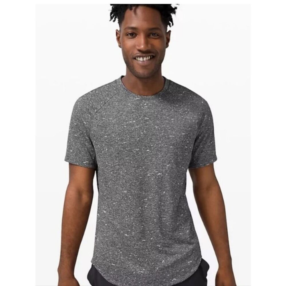 Lululemon Fresh Form Short Sleeve Tee Vented Armpits Grey Speckle Size S